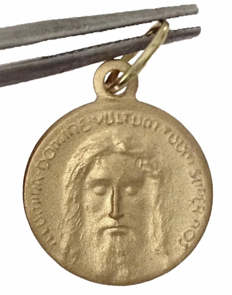 I G J Lotto Medaglie Santo Volto Gesù Cristo - Riproduzione Volto Sindone
