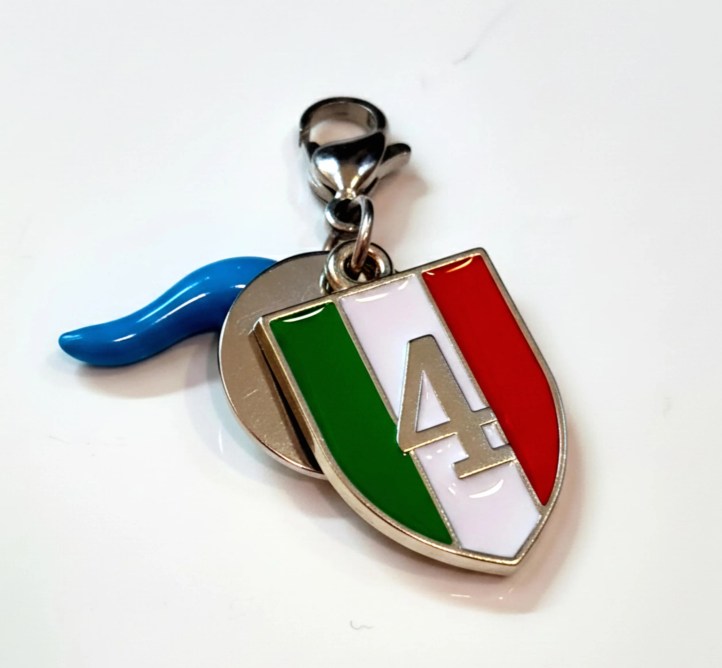 Ciondolo Pendolo Forza Napoli per Collane Bracciali Scatola Inclusa