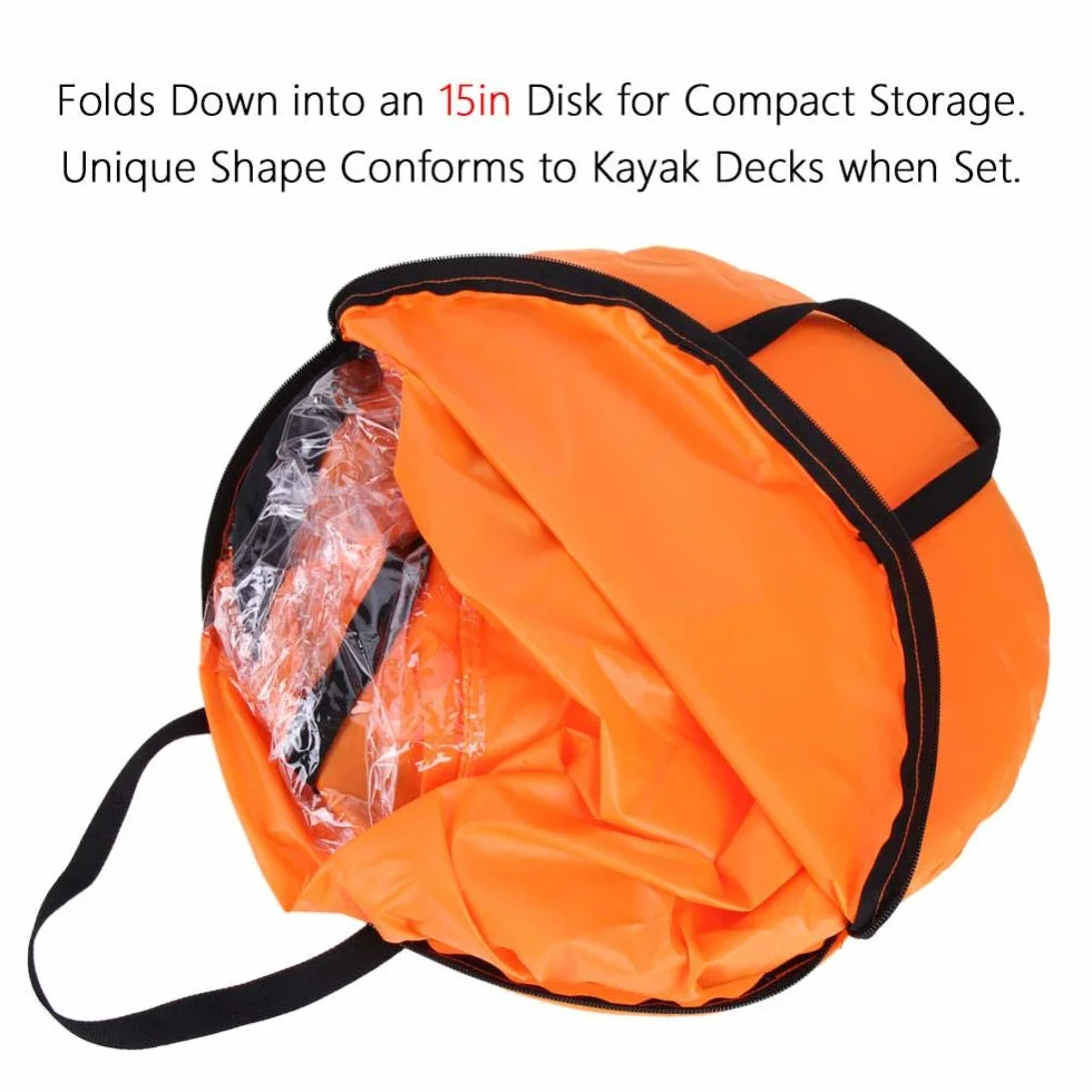 SUNGOOYUE Portable Kayak Wind Sail 108cm Canoe Popup Kit Accessories for Kayak Canoe Boat