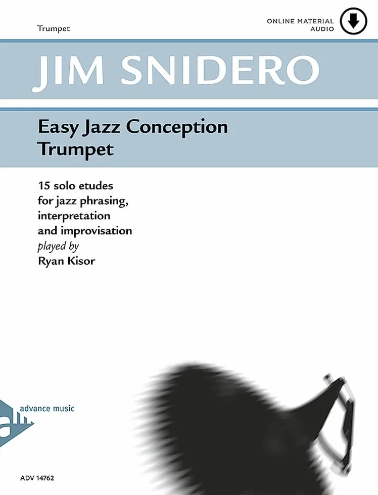 Easy Jazz Conception Trumpet: 15 solo etudes for jazz phrasing, interpretation and improvisation. Trompete. Ausgabe mit CD [Lingua inglese]