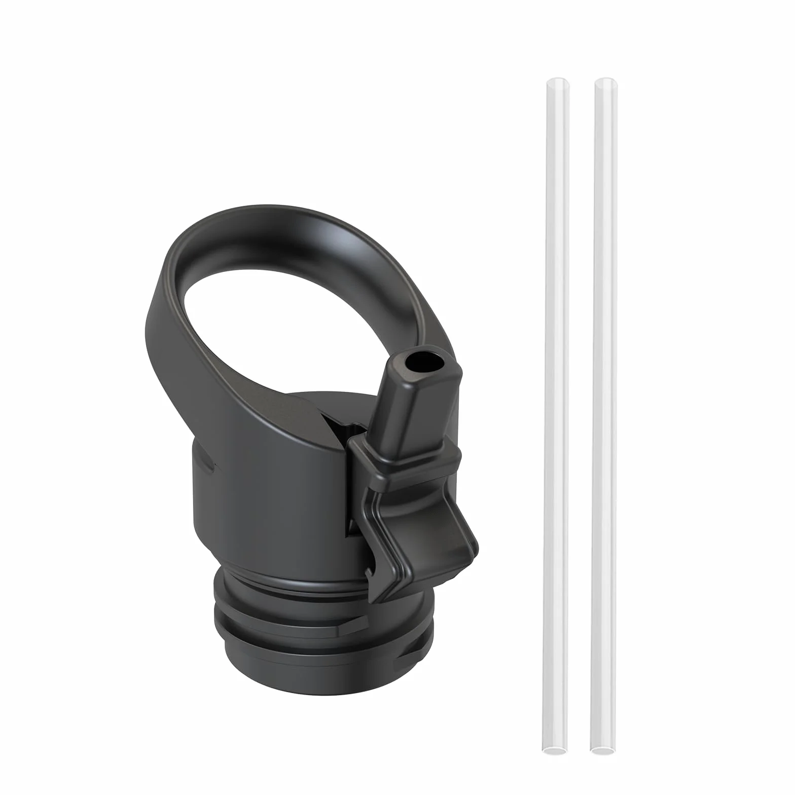 Super Sparrow Coperchio con Cannuccia Standard 350ml/500ml/750ml/1L Nero