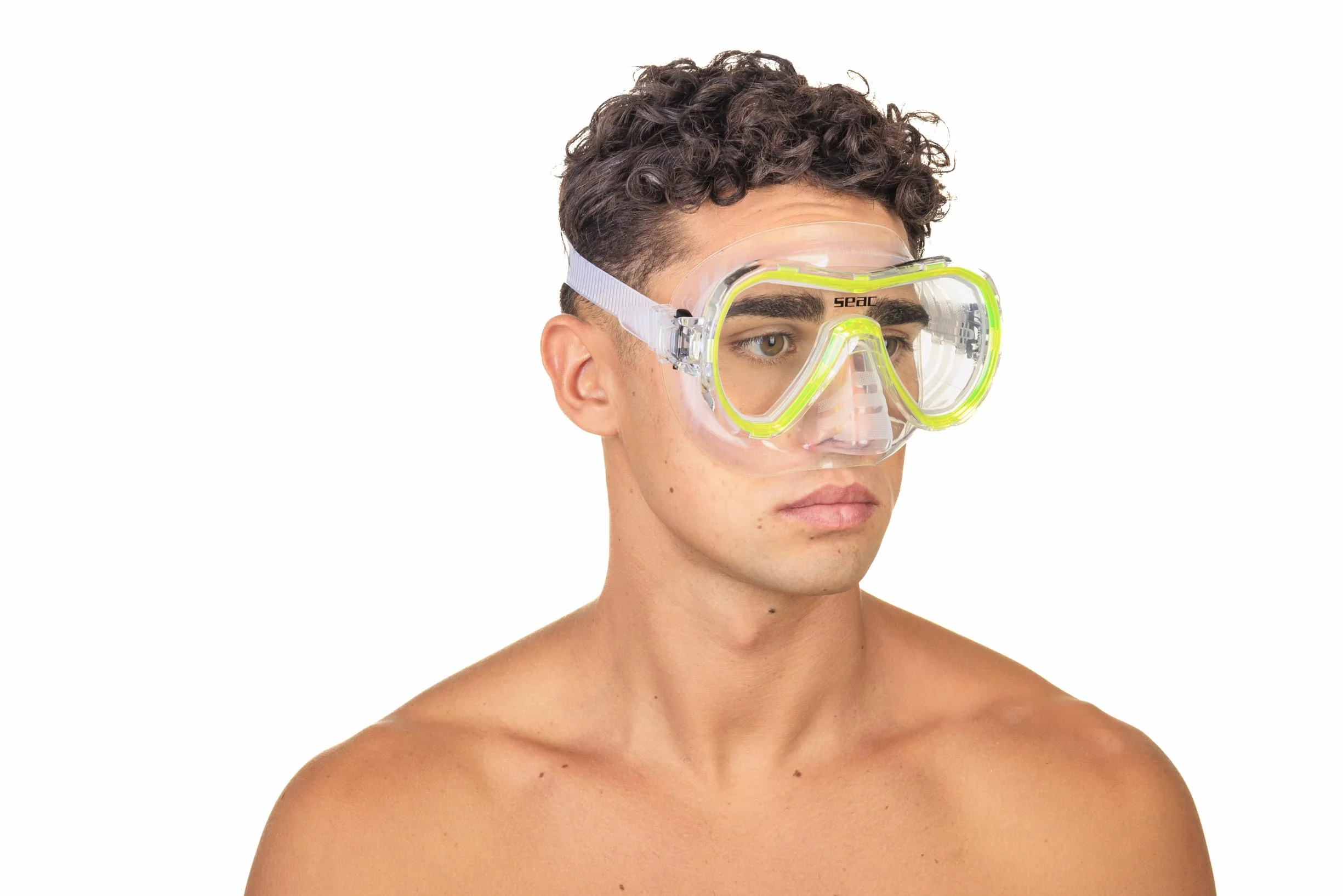 SEAC Giglio Maschera Snorkeling Immersione Subacquea Monolente Unisex Adulto