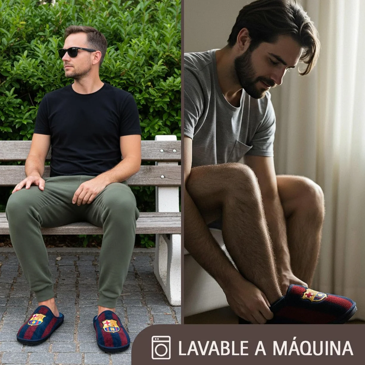 MARPEN SLIPPERS, Pantofole Invernali Ufficiali FC Barcelona di Calcio Bambini