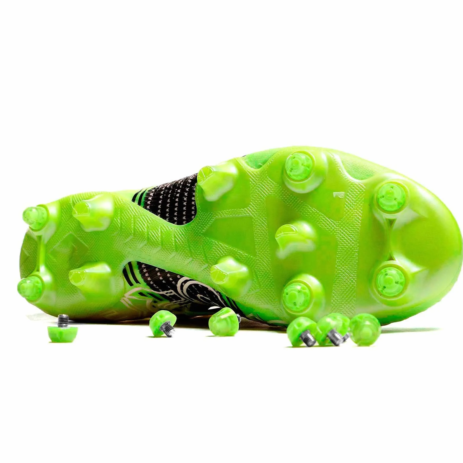 Tacchetti di Gomma TPU di Ricambio per Scarpe da Calcio Giallo Fluorescente -12