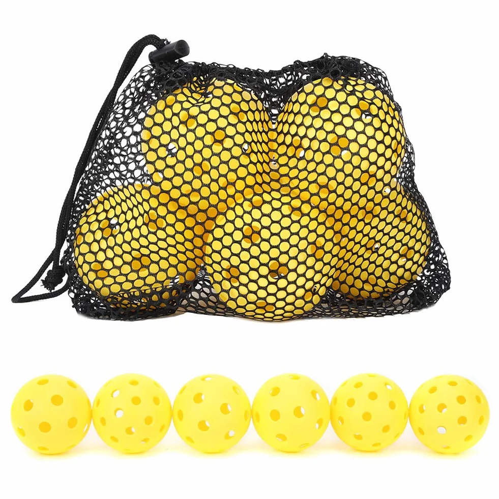 Palla da Pickleball Rimbalzo Elevato PE Leggera per Interno Esterno