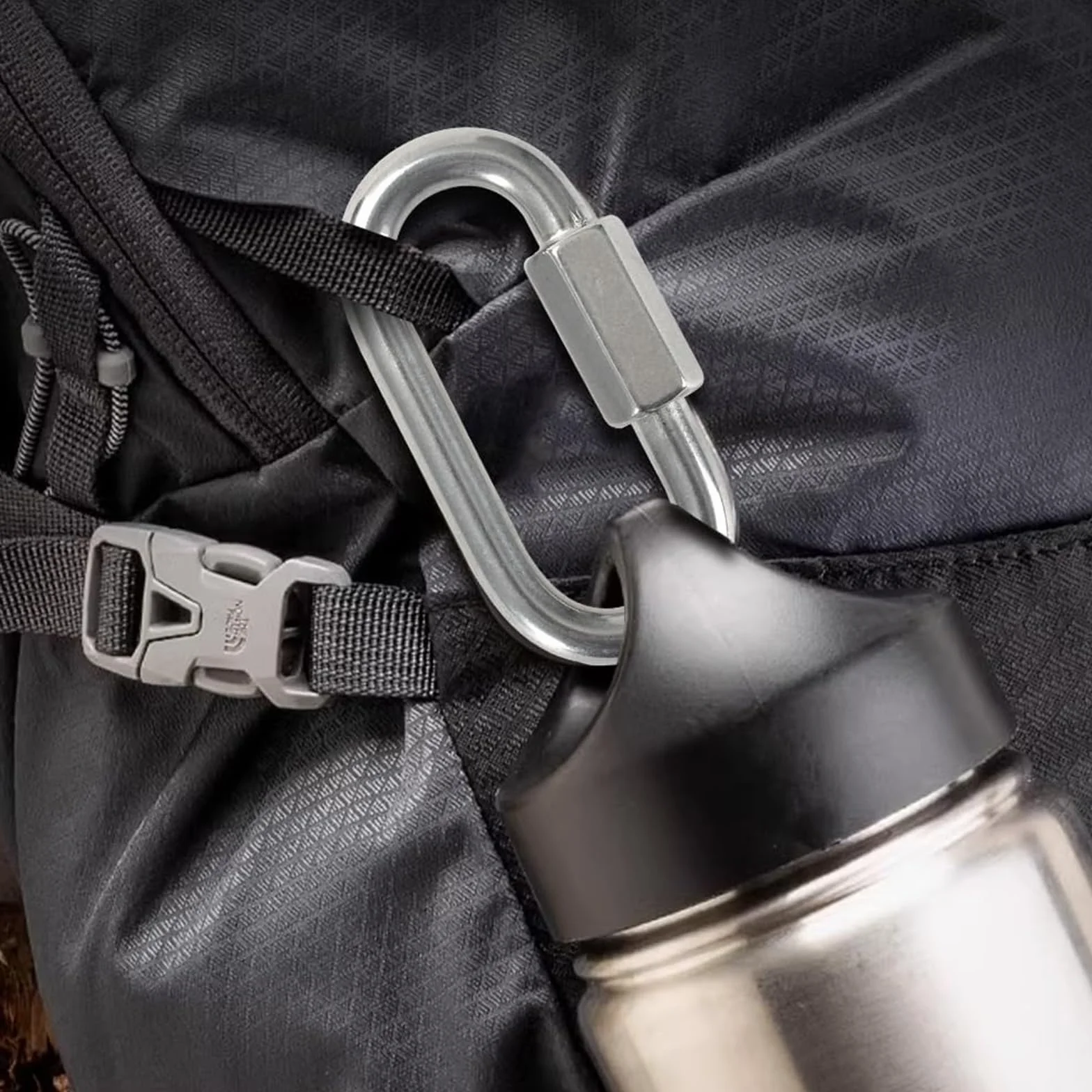 ORTAVA moschettoni a vite in acciaio inox A2 per esterni altalena campeggio