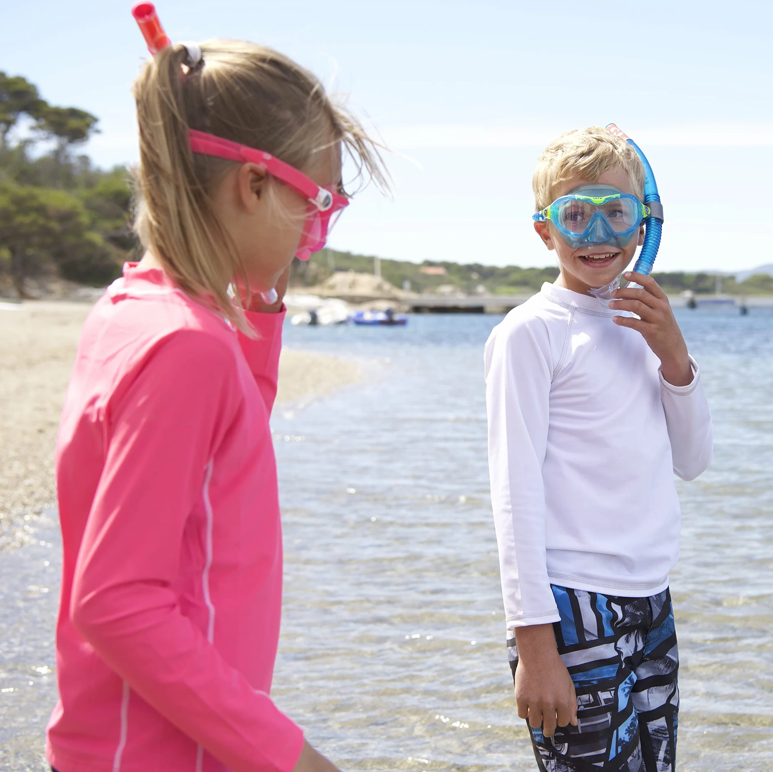 AQUALUNG Maschera e Snorkel per bambini 4+ anni protezione UV silicone antiappannamento