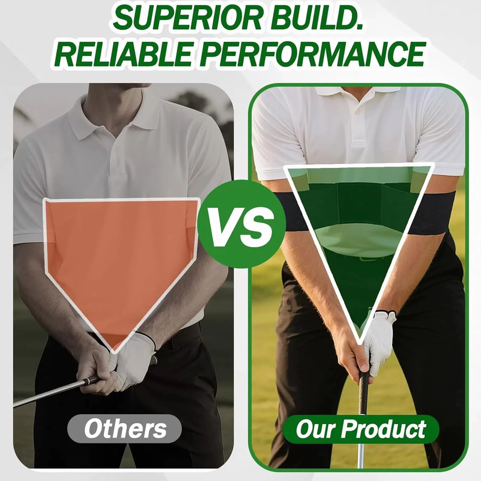 Golf Training Aid Slider, Fascia Swing Trainer Regolabile, Cinghia Correttiva per Principianti Uomini Donne