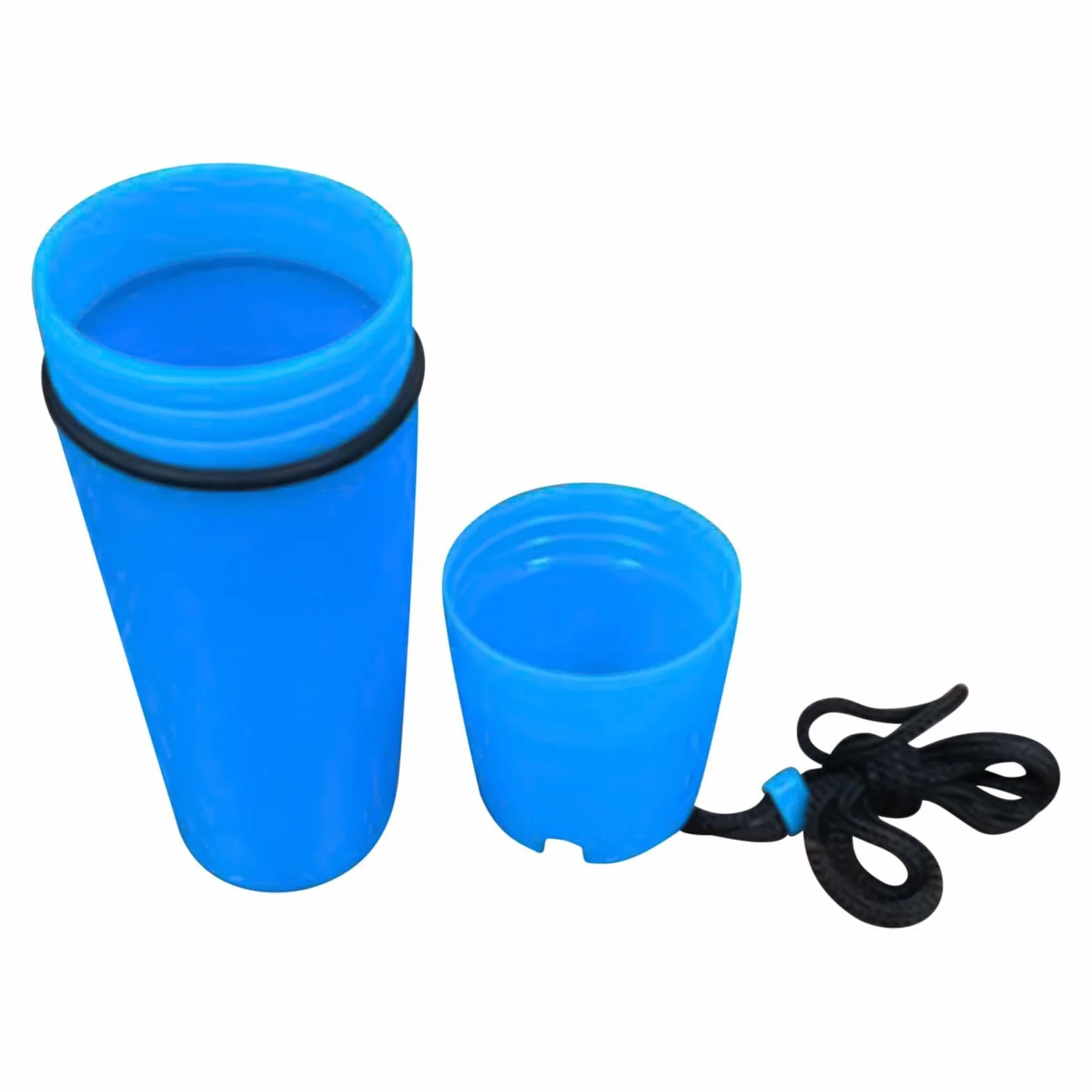 Contenitore a secco impermeabile galleggiante capsula PP blu per canoa rafting immersioni