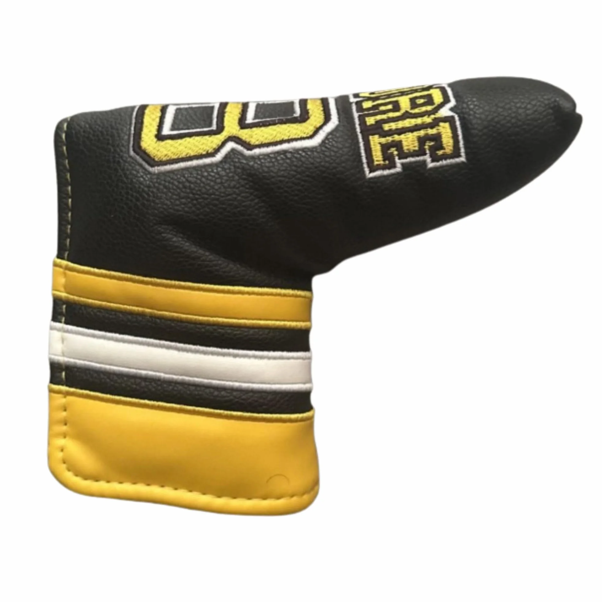 Happy Gilmore Syren - Copertura per putter da golf, in finta pelle, con chiusura magnetica, colore: giallo