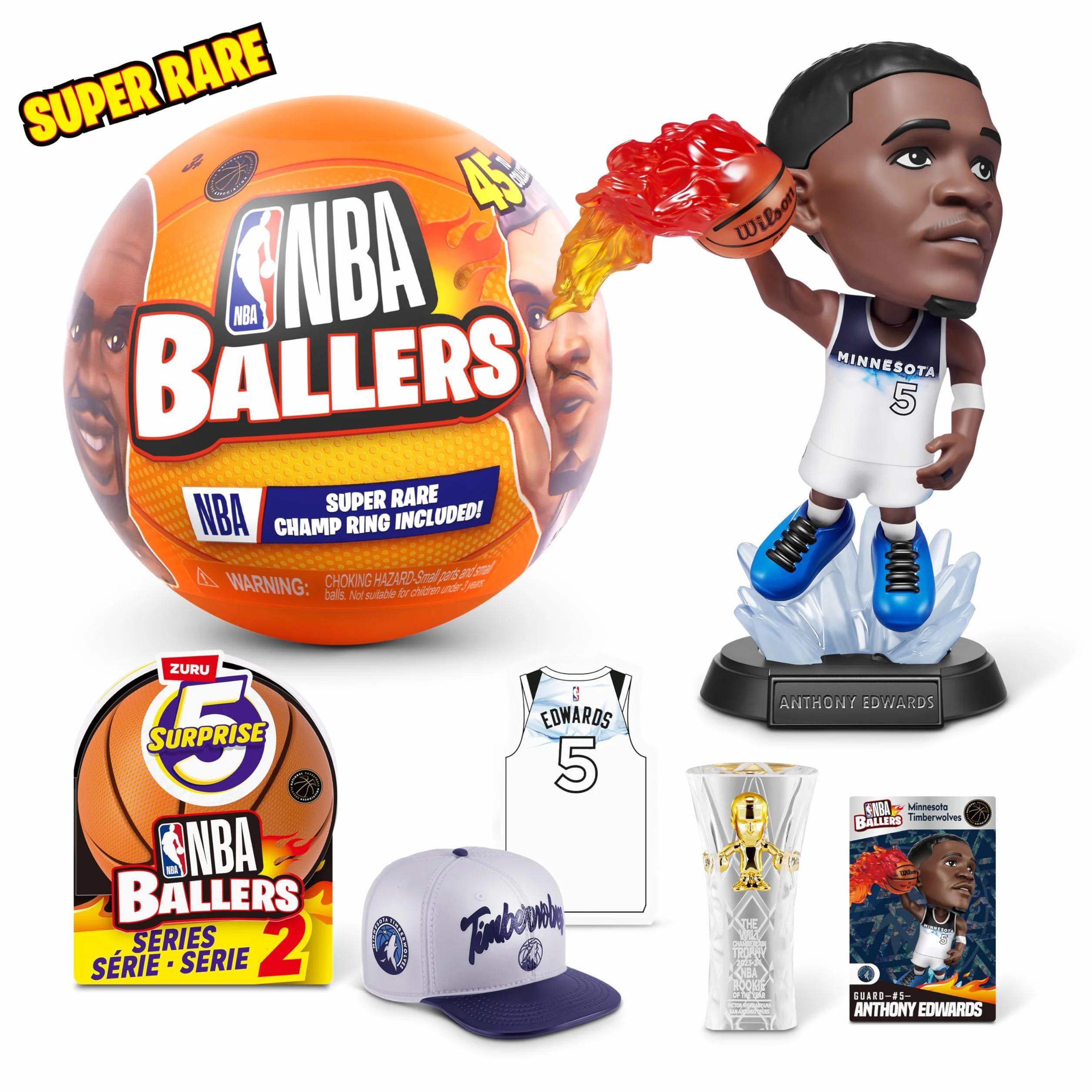 5 Surprise NBA Ballers Series 2, ZURU(Capsula)