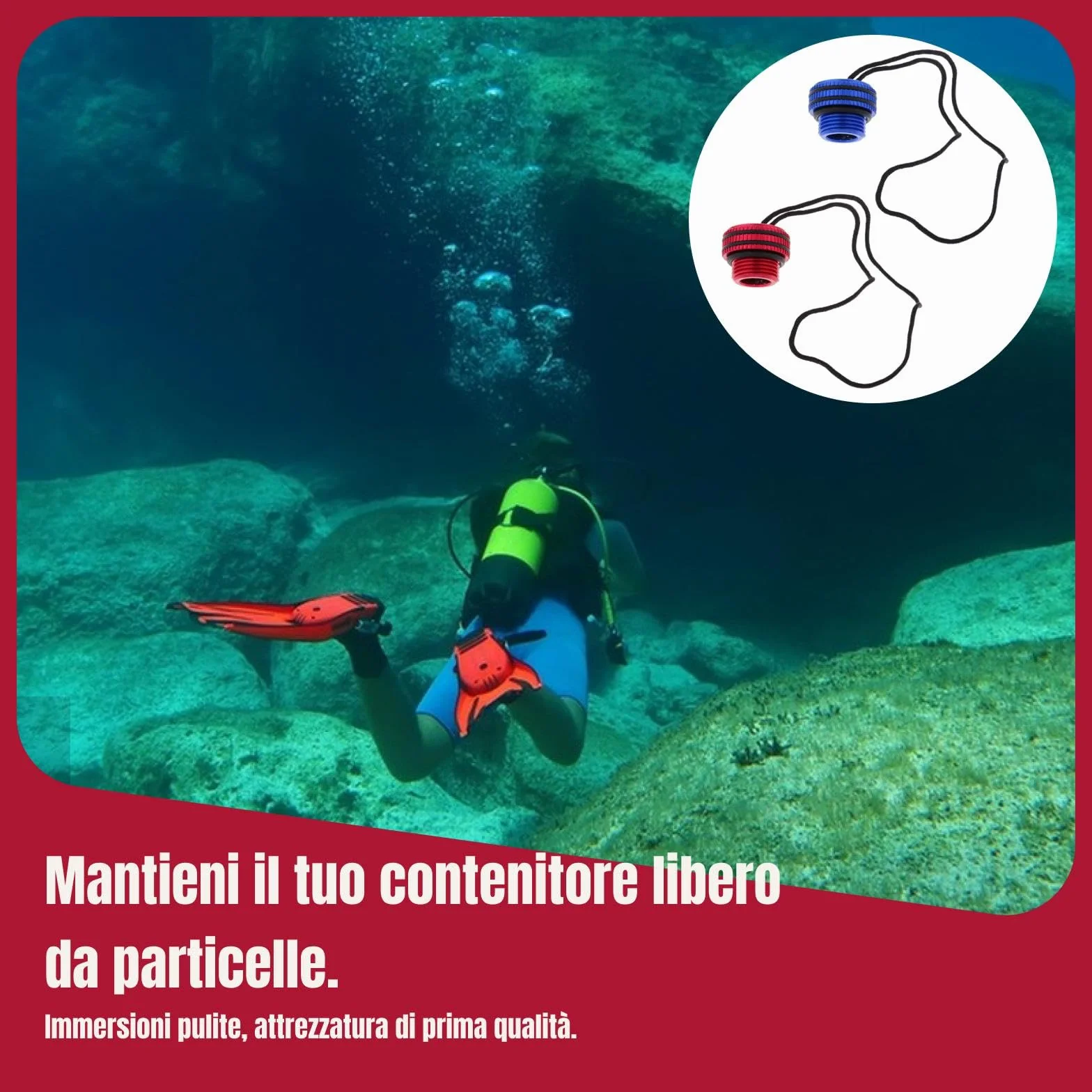 Milageto 2 Pezzi Valvola per Bombola Tappo Antipolvere DIN Immersione