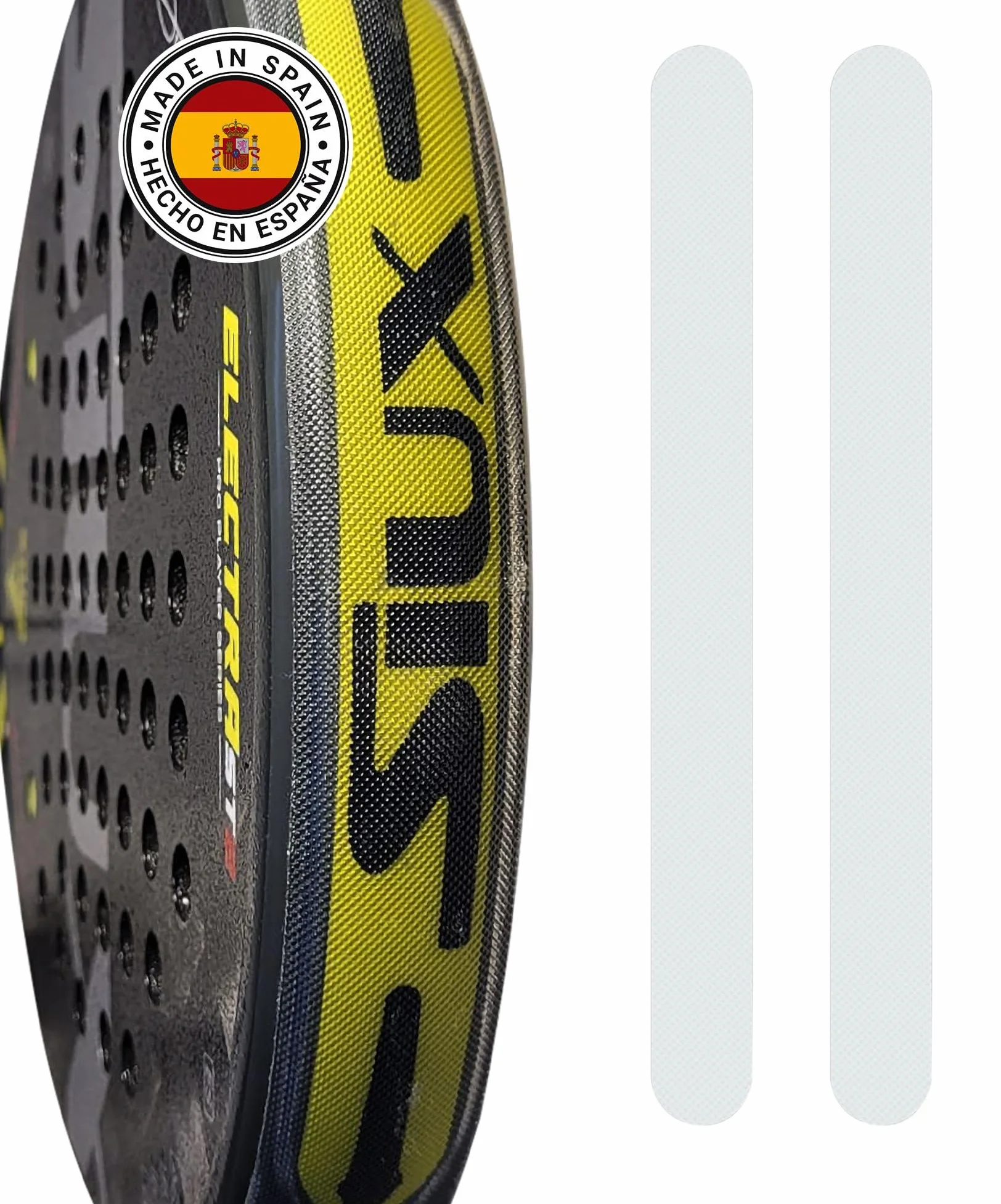 Protezione Racchetta Padel Trasparente 35 x 370 mm - Protettore Padel Accessori - 2 Pezzi