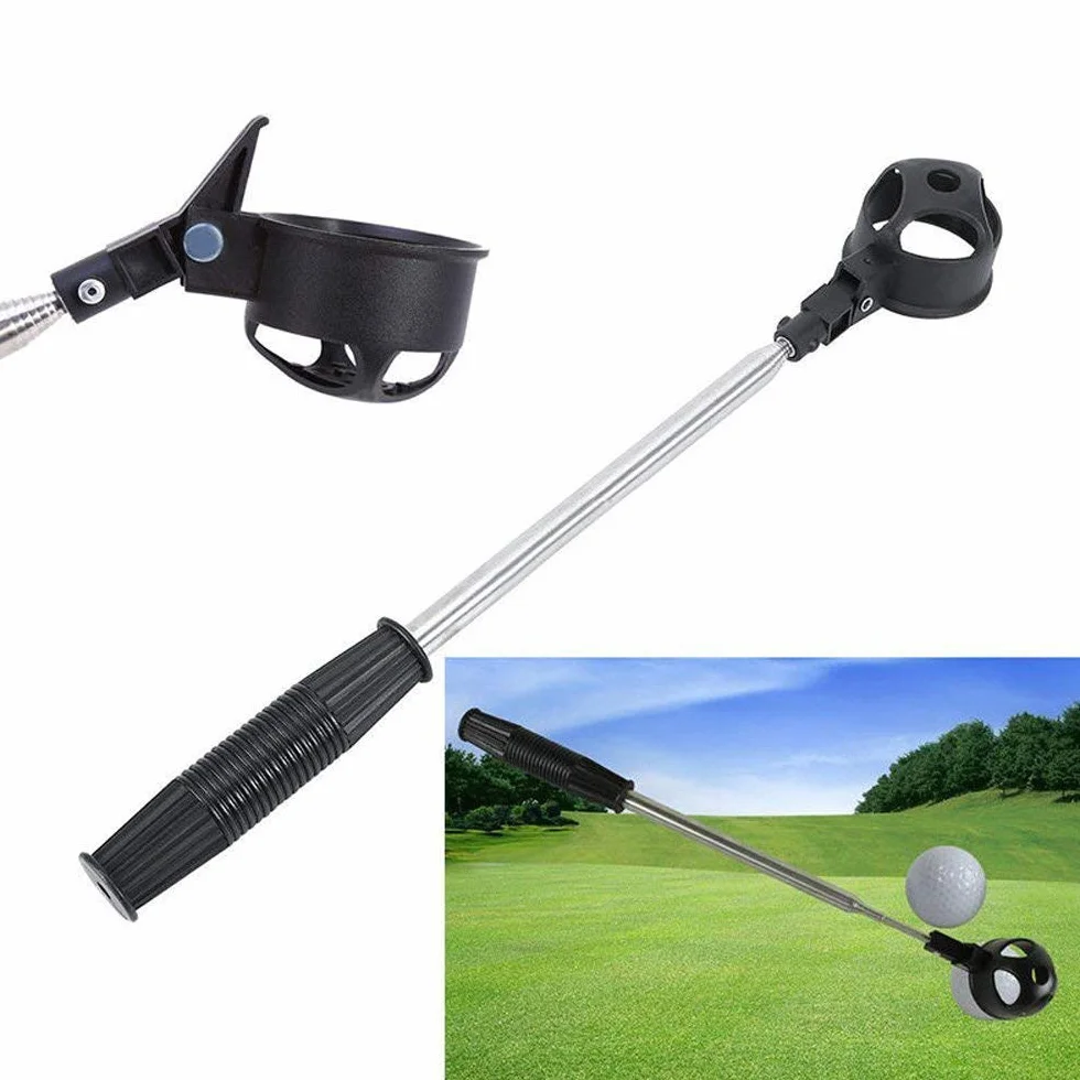 Golf Ball Retriever Telescopica Nero Retrattile