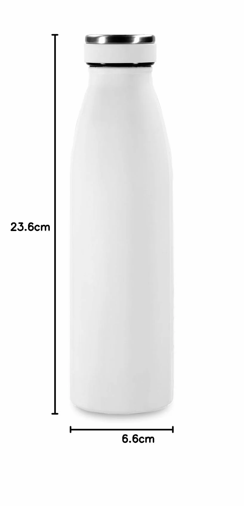Inter - Borraccia Celebrativa 20° Scudetto 2024 Termica in Acciaio Inox, 500 ml - Mantiene Fredde le Bevande Fredde per 24 Ore e Calde per 12 Ore Prodotto Ufficiale FC Internazionale Milano