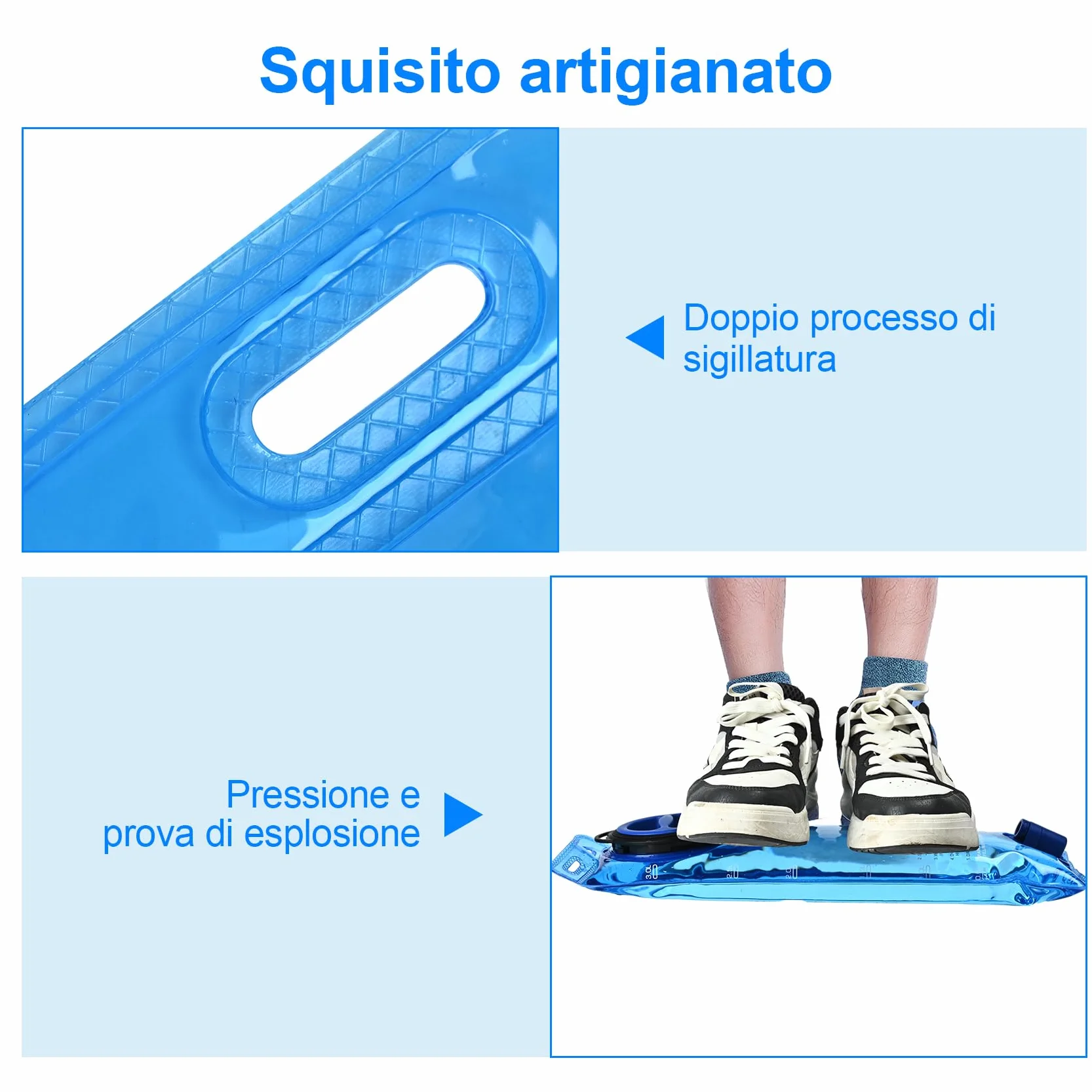 Sacca per l'idratazione 1,5 l 2 l 3 l senza BPA a prova di perdite zaino militare ciclismo escursionismo campeggio corsa