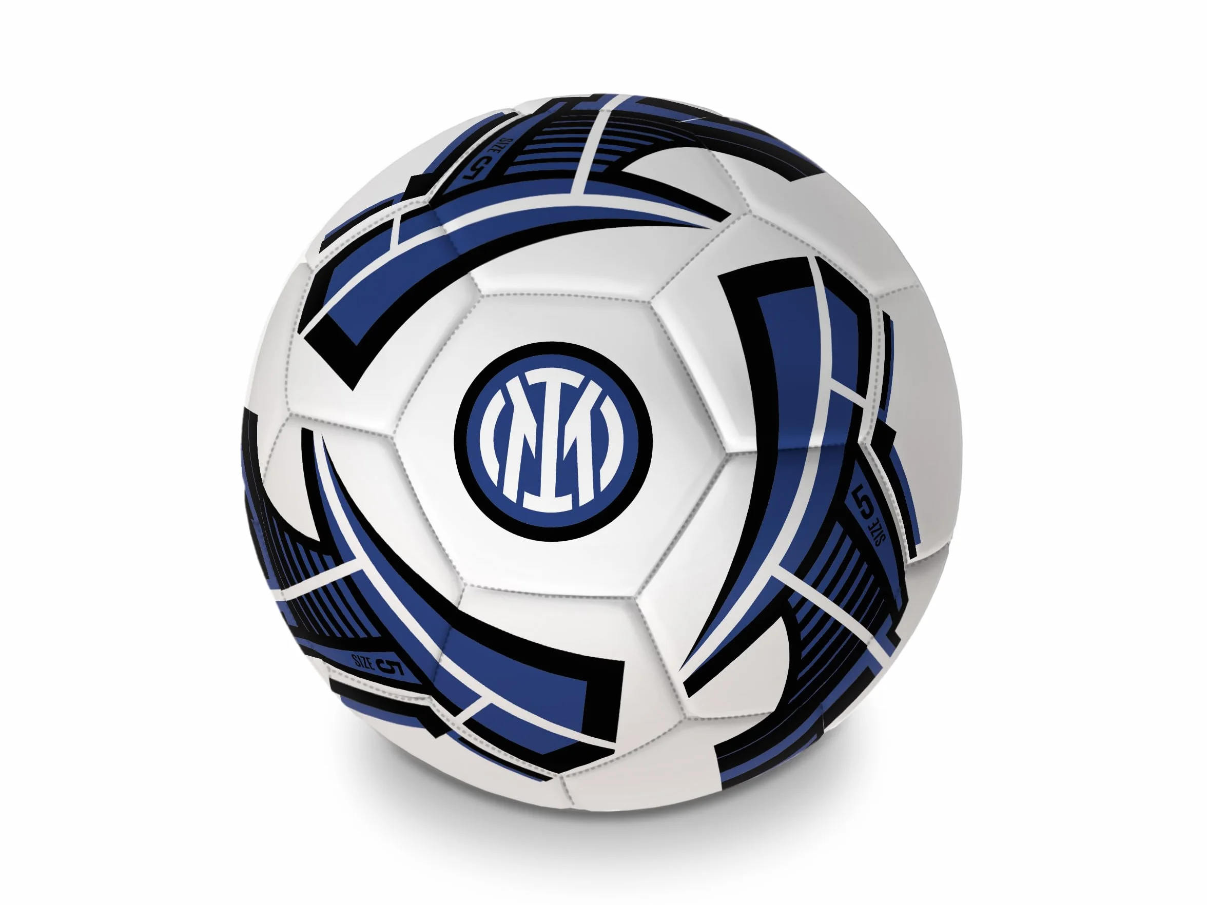 Pallone da Calcio F.C. Inter Milano Mondo Sport Taglia 5 410g Nero/Azzurro/Bianco