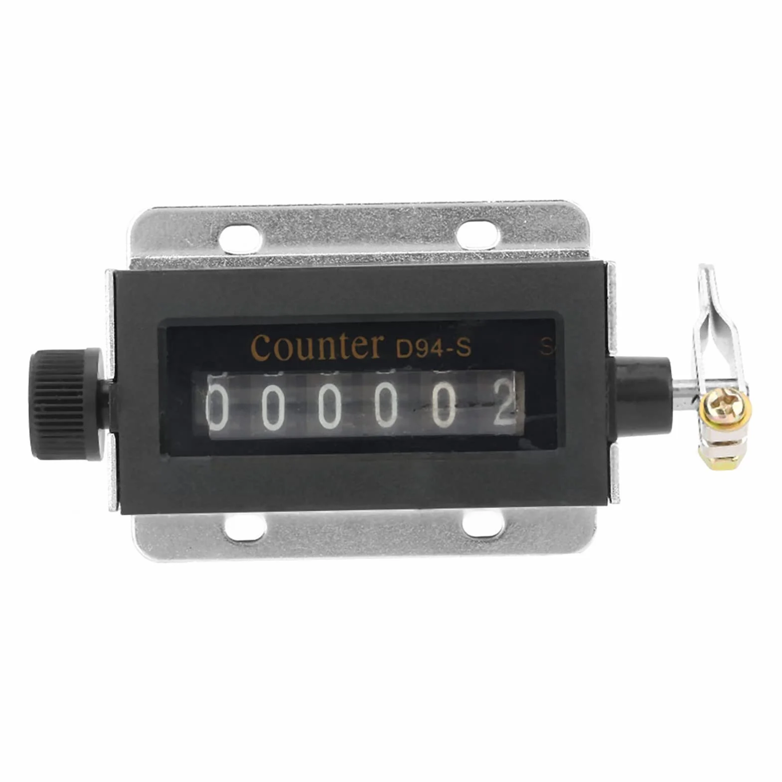 Contatore Contapersone Manuale Meccanico Metallo 6 Cifre Portatile 0-999999 Tipo Pull 88g