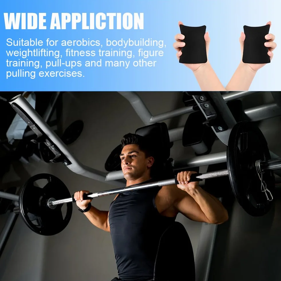 Cinghie da Polso per Sollevamento Pesi, Ganci per Trazione, Multi Grip per Allenamento Forza Powerlifting