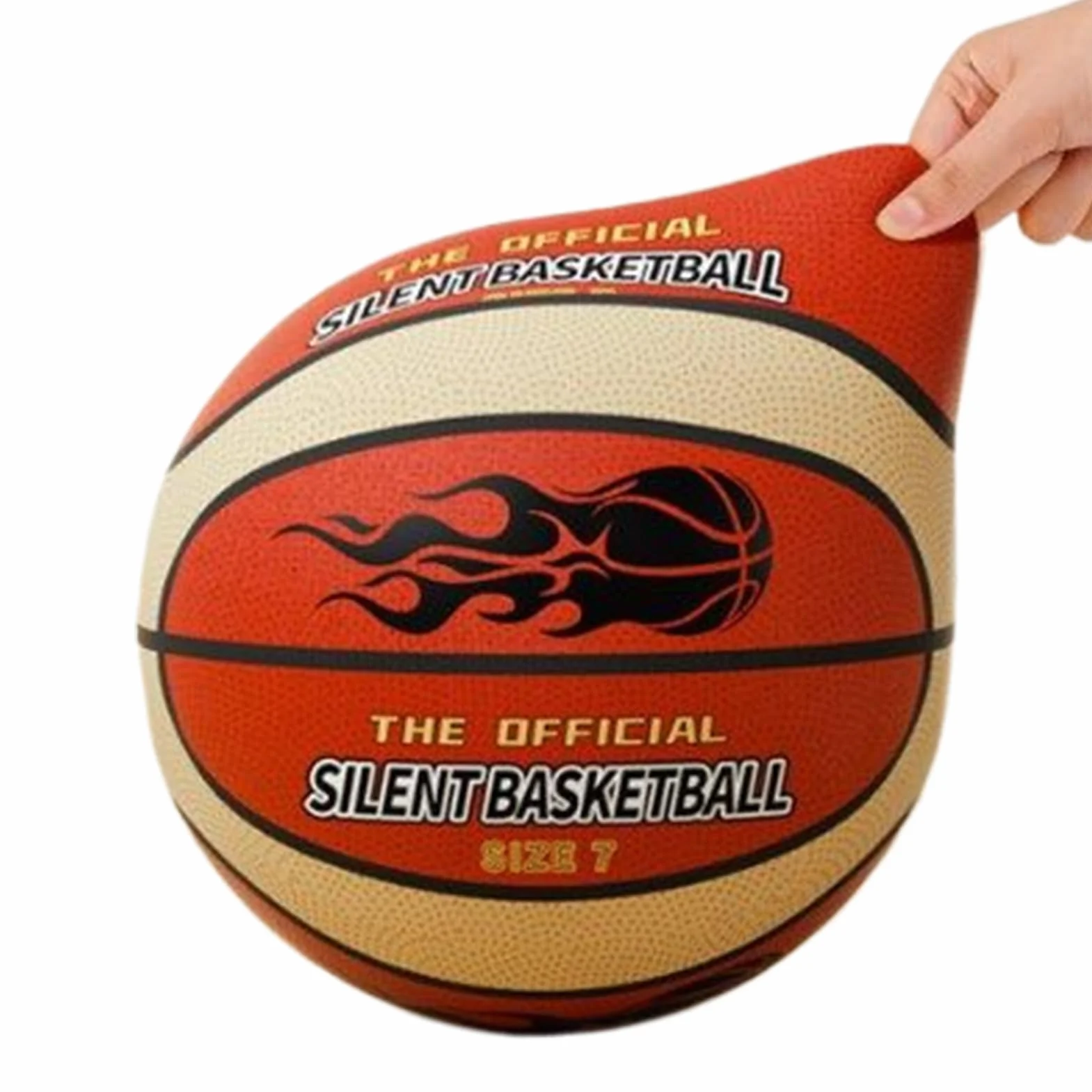 Generico Pallone Da Pallacanestro Senz'Aria - Palla da Pratica Silenziosa | Palla da Basket Senza Aria per Allenamento in Interni,Per Ragazzi Bambini E Adolescenti Per Sport E Giochi In Casa E