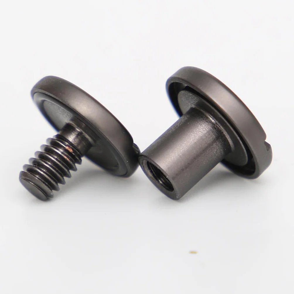 Viti di montaggio BCD per piastra posteriore Wing Scuba Diving, acciaio inox M8 x 10 mm, nero