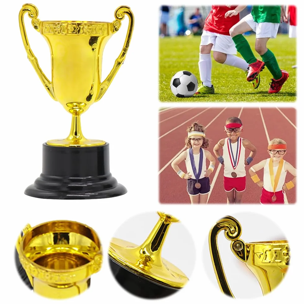 Mini trofeo oro per bambini premio coppa sportiva bomboniere