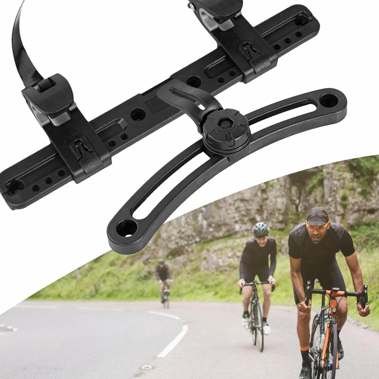 TAYSTE Borsa Laterale per Bicicletta, Clip per Fibbia 360 Gradi, Ricambio Resistente