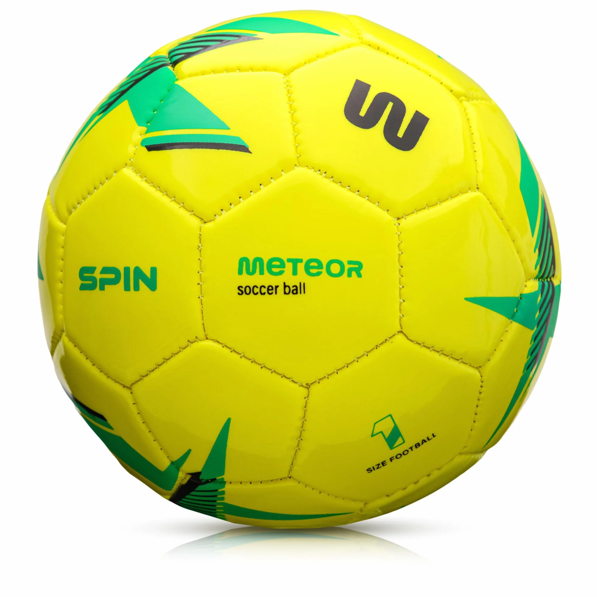 Meteor Pallone da Calcio Cucito Bambini Adulti 5 4 3 1 Allenamento
