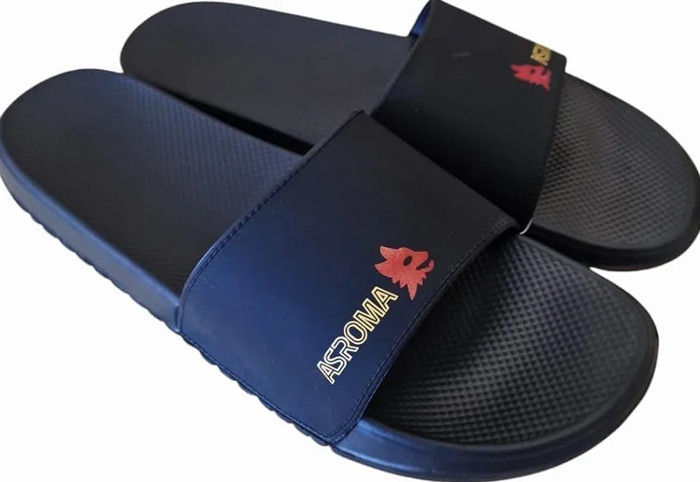 Griff Ciabatte a fascia da adulto compatibile con Roma Nero 45