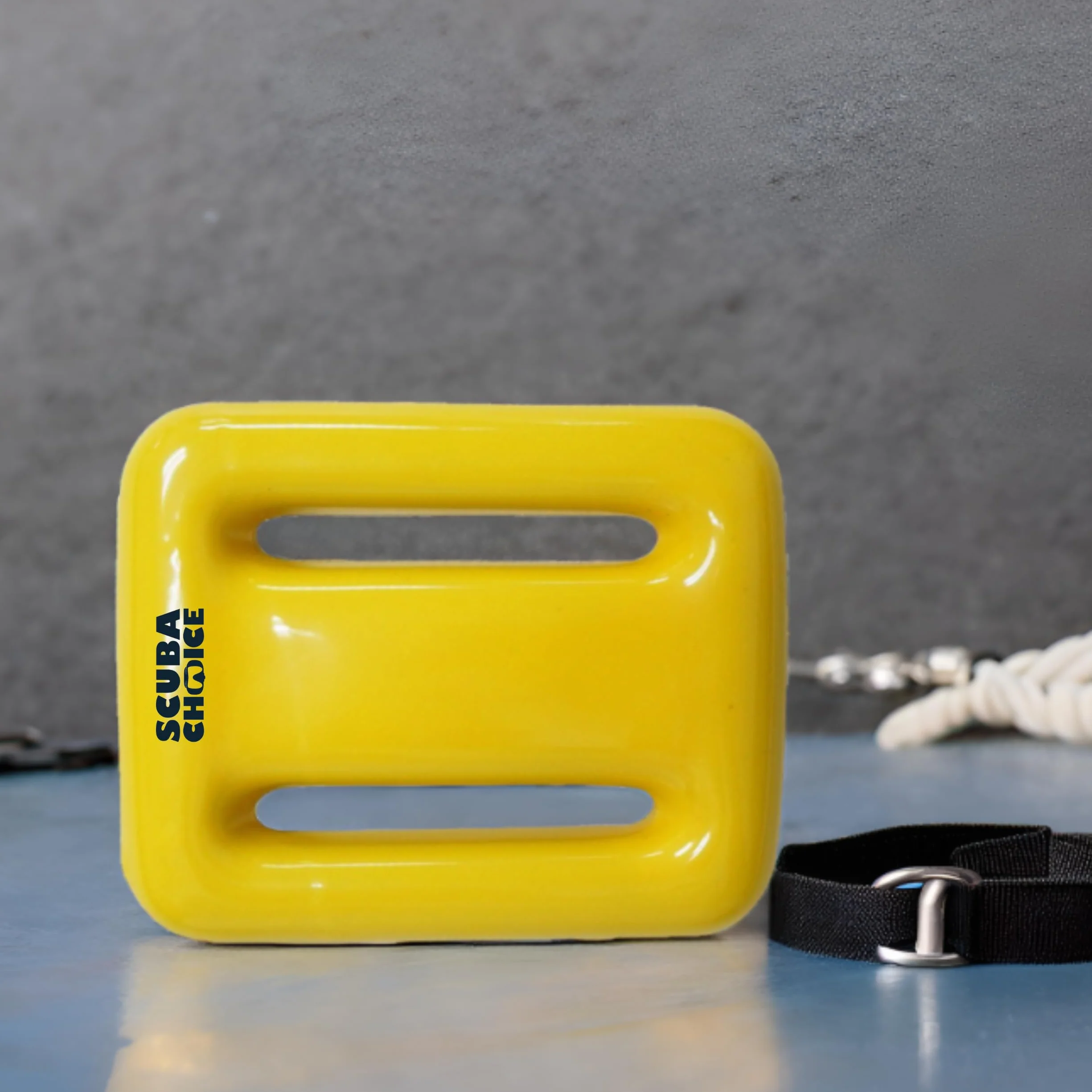 Scuba Choice Yellow Vinyl Coated Diving Lead Weights