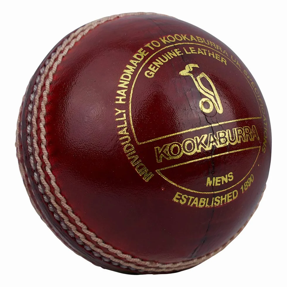 Kookaburra County Star Cricket Ball Red Mens Youths