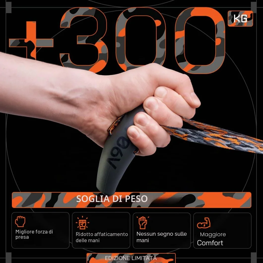 Angles90 Grips Maniglia dinamica d'allenamento per trazioni bilancieri LAT Machine vogatori
