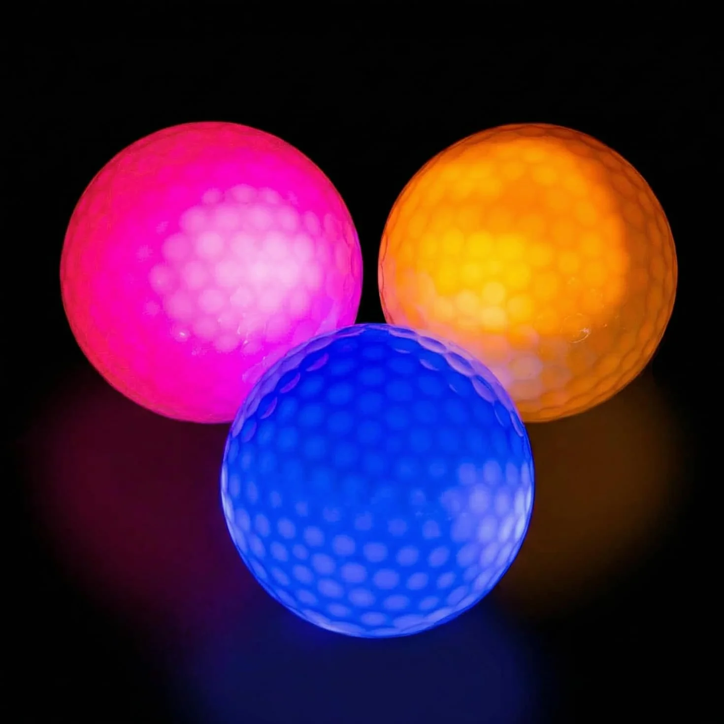 Palline da Golf LED 6 Pezzi THIODOON Night Glow per Golf Scatto a Distanza