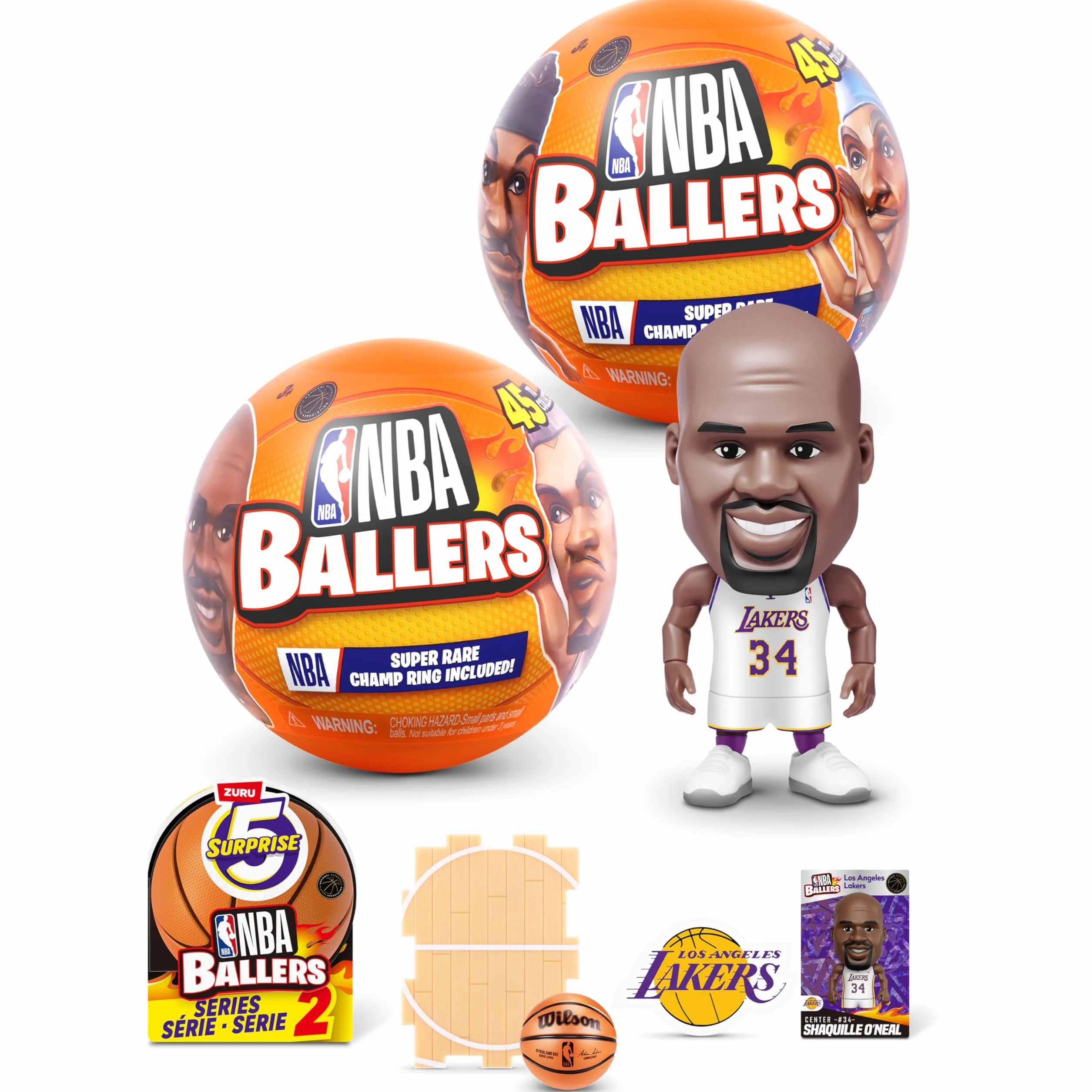 5 Surprise NBA Ballers Series 2, ZURU(Capsula)