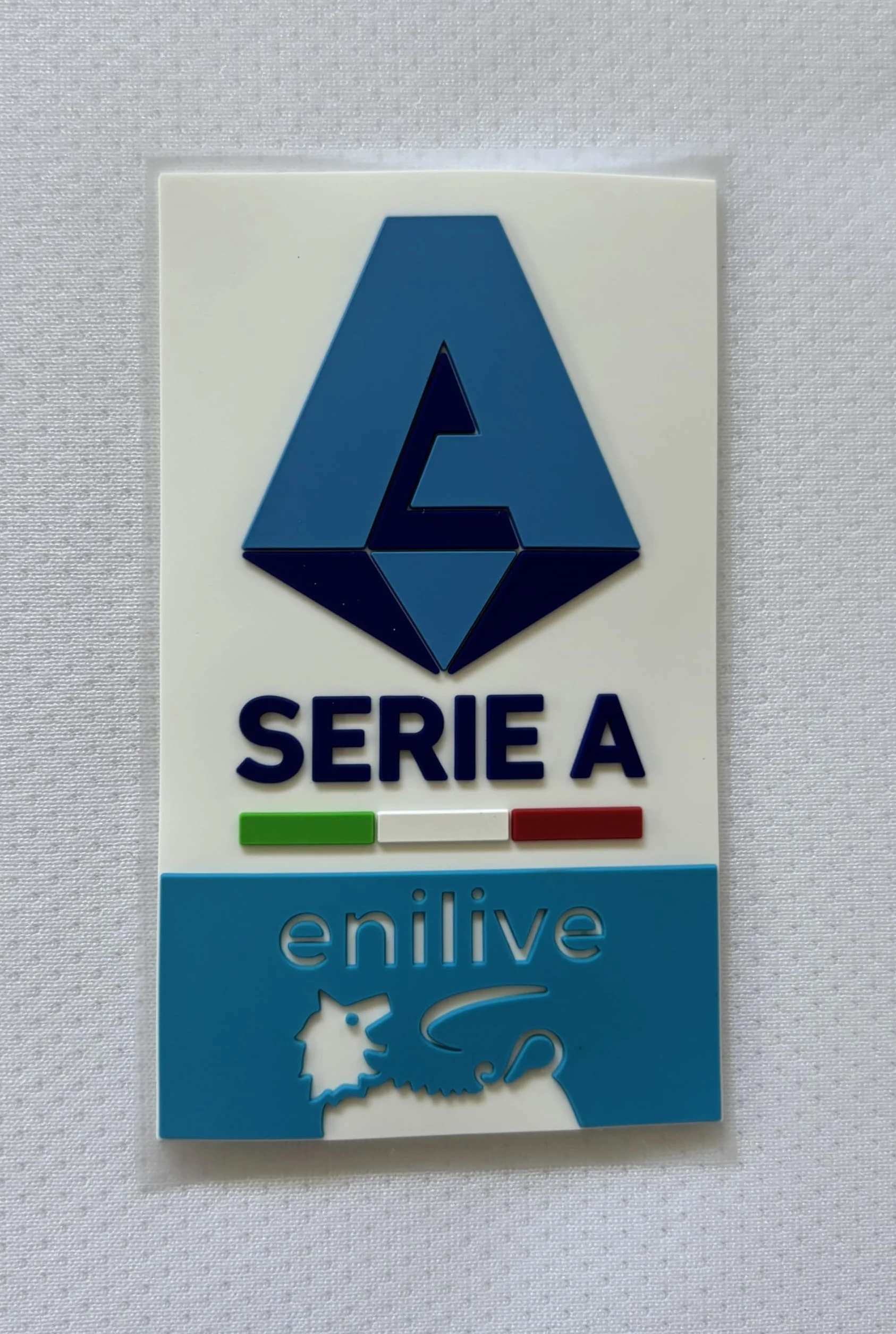 Stilscreen Patch Badge Serie A EniLive maglia Lega Calcio Ufficiale Silicone 3D Originale Genuine 2025/26