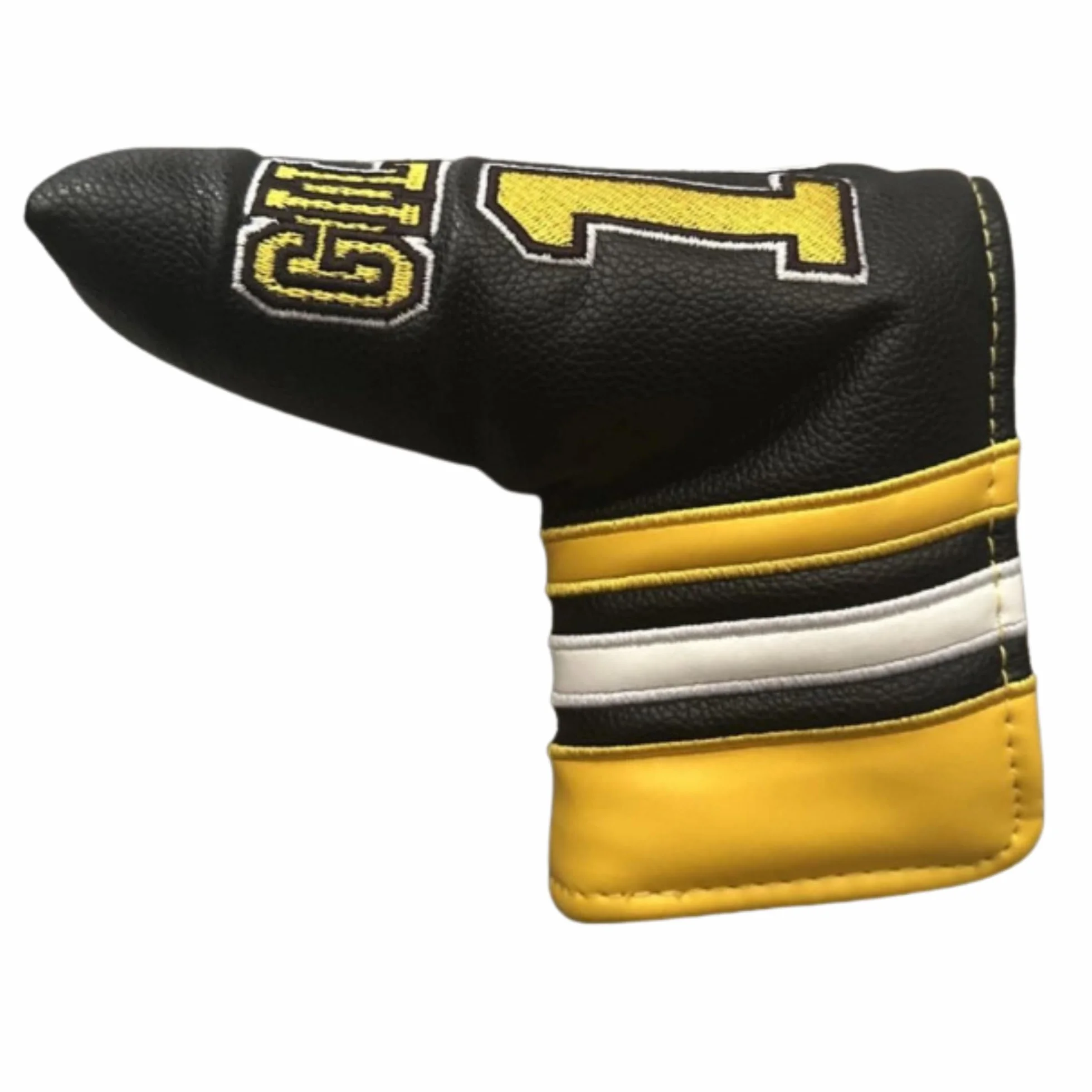 Happy Gilmore Syren - Copertura per putter da golf, in finta pelle, con chiusura magnetica, colore: giallo