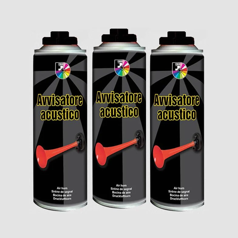 Piro89 Tromba a Gas Completa + 3 Bombolette Ricambio 300 ml, per Eventi Sportivi