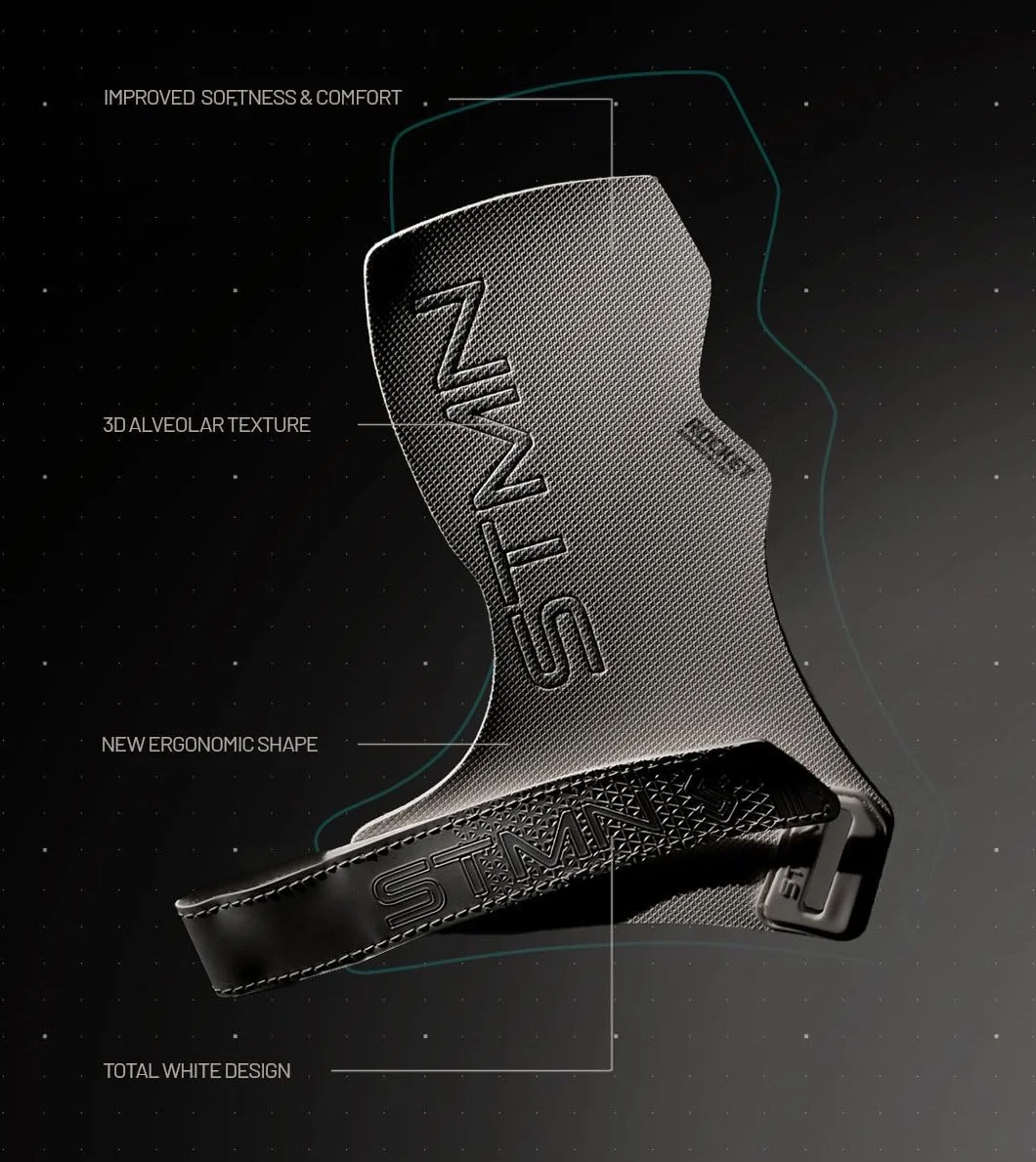 STMN Fitness Rocket Grips Professionali Cross-Training Calisthenics Gymnastics Texture 3D Honeycomb Spessore 2,6 mm Chiusura Velcro Regolabile S/M L/XL XXL