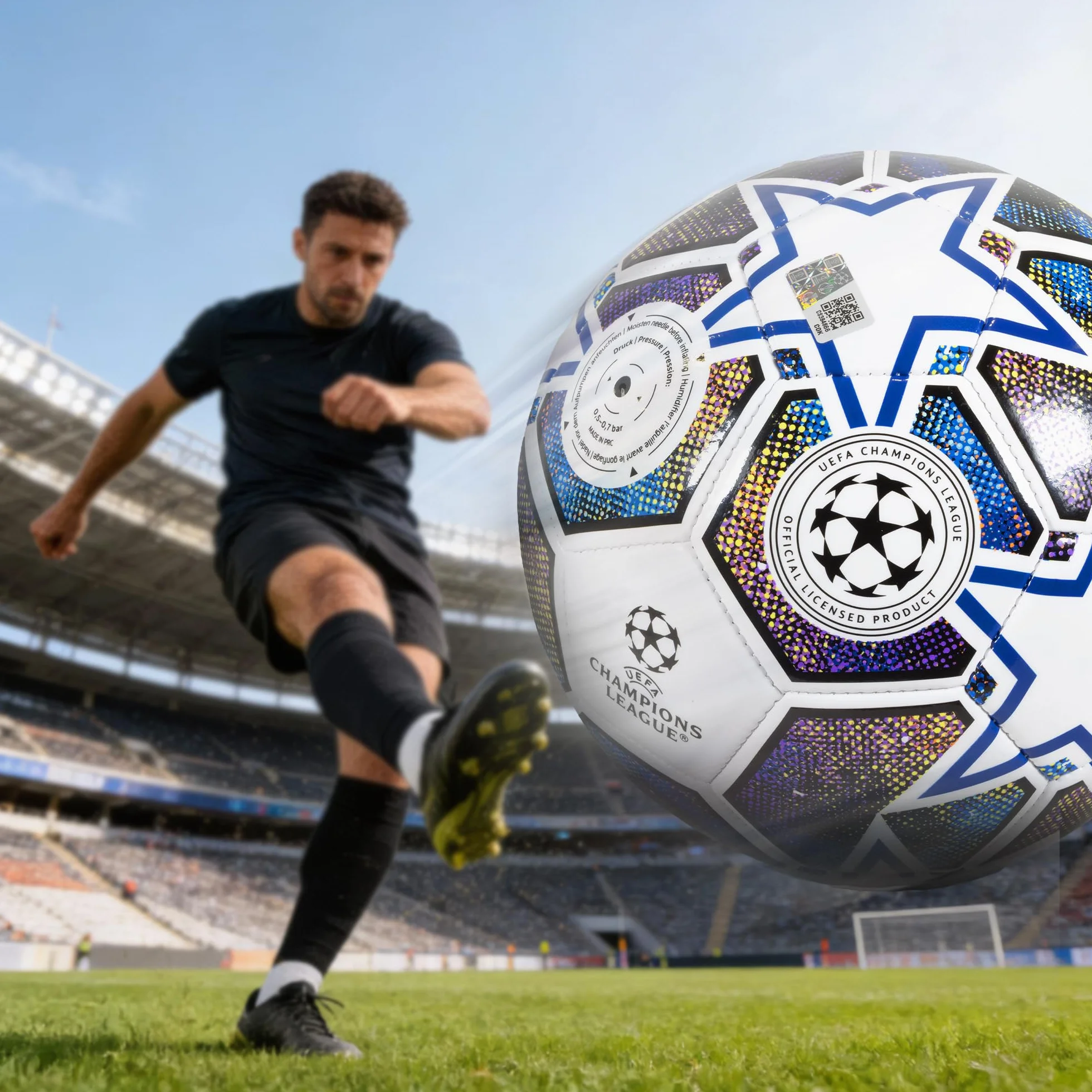 UEFA Champions League Size 5 Football Officially Licensed Training Match Ball