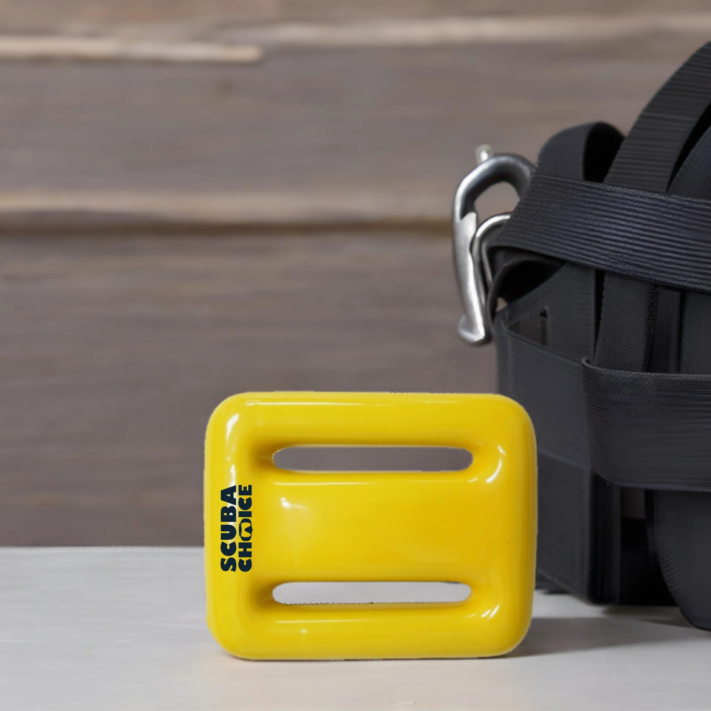Scuba Choice Yellow Vinyl Coated Diving Lead Weights