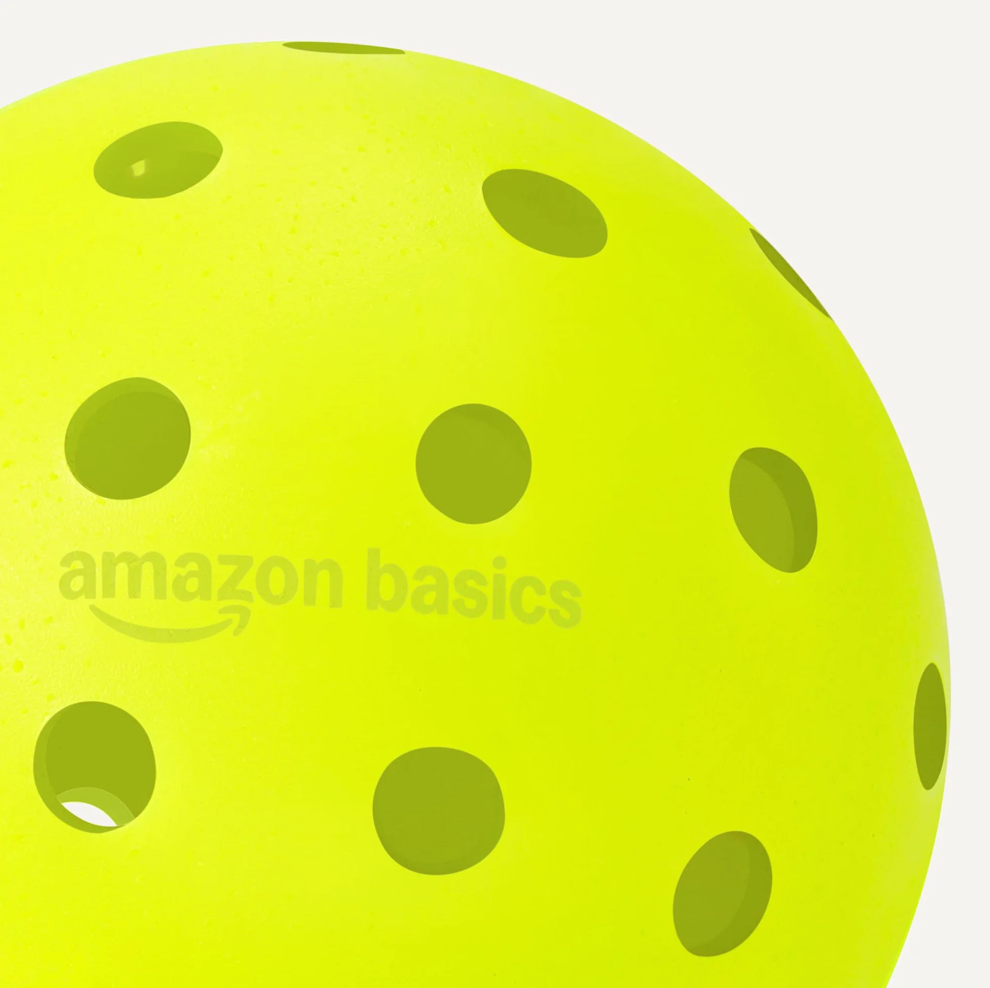 Amazon Basics Palline da Pickleball per Uso all'Aperto 7,4cm Giallo