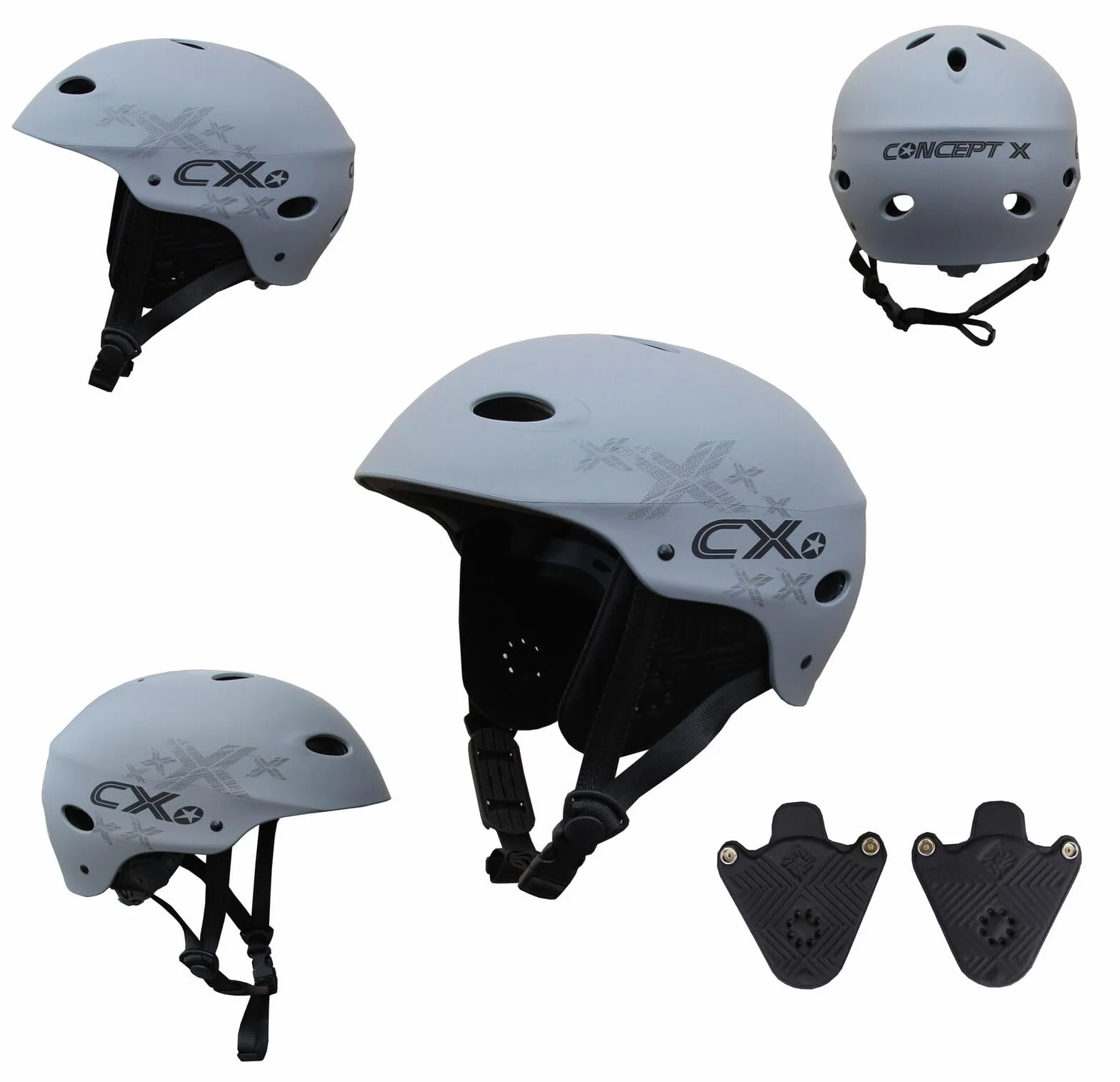 Casco surf wakeboard grigio