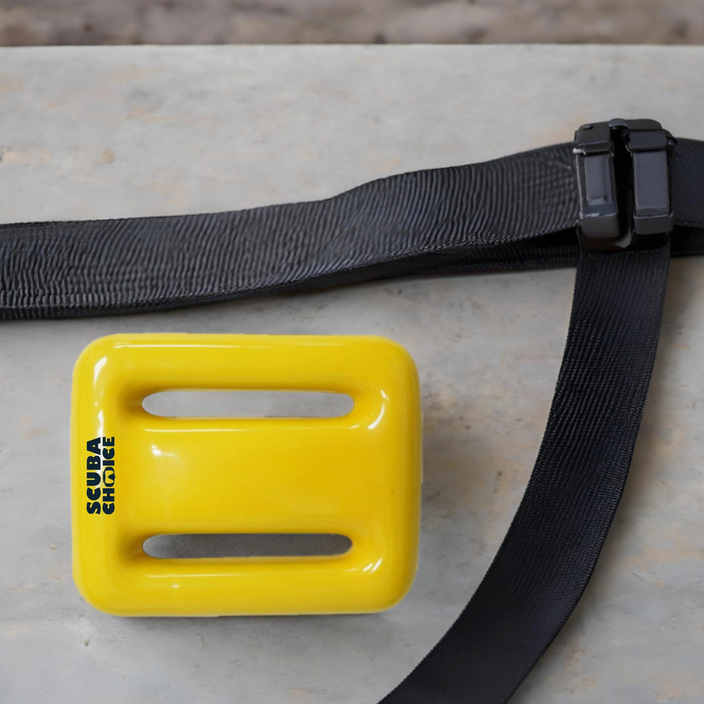 Scuba Choice Yellow Vinyl Coated Diving Lead Weights
