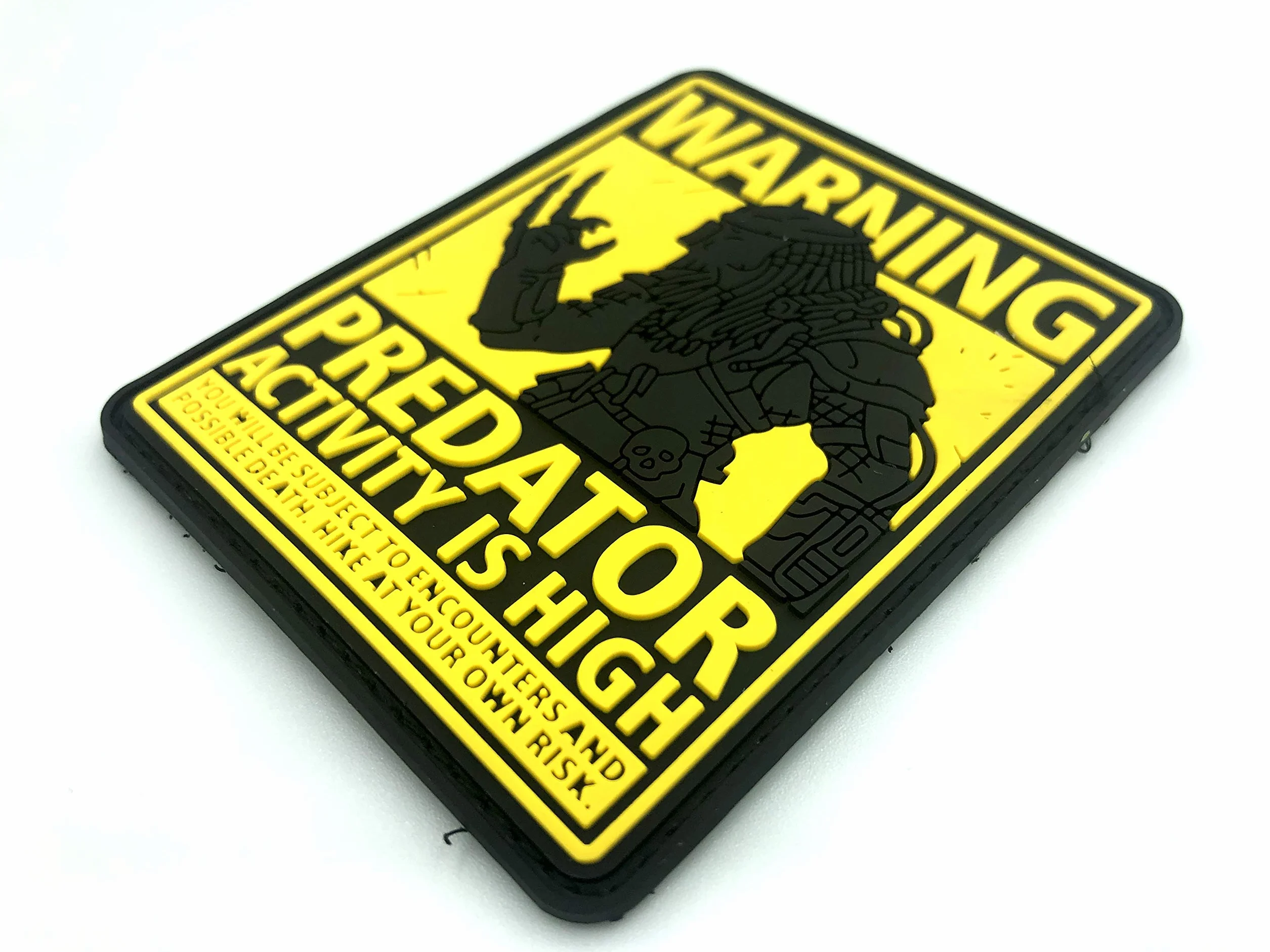 Predator Activity is High Airsoft Morale PVC Patch Toppa