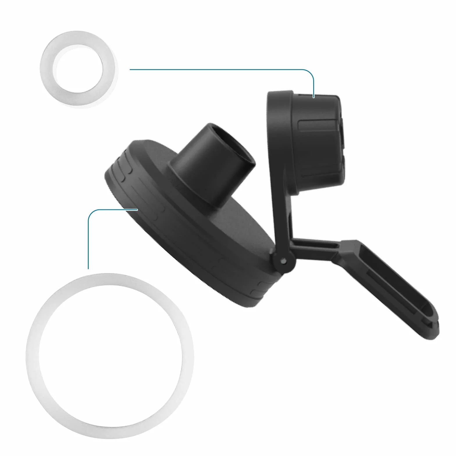 720°DGREE Guarnizione di Ricambio Coperchio Sportiva beverino Acciaio Inox noLimit