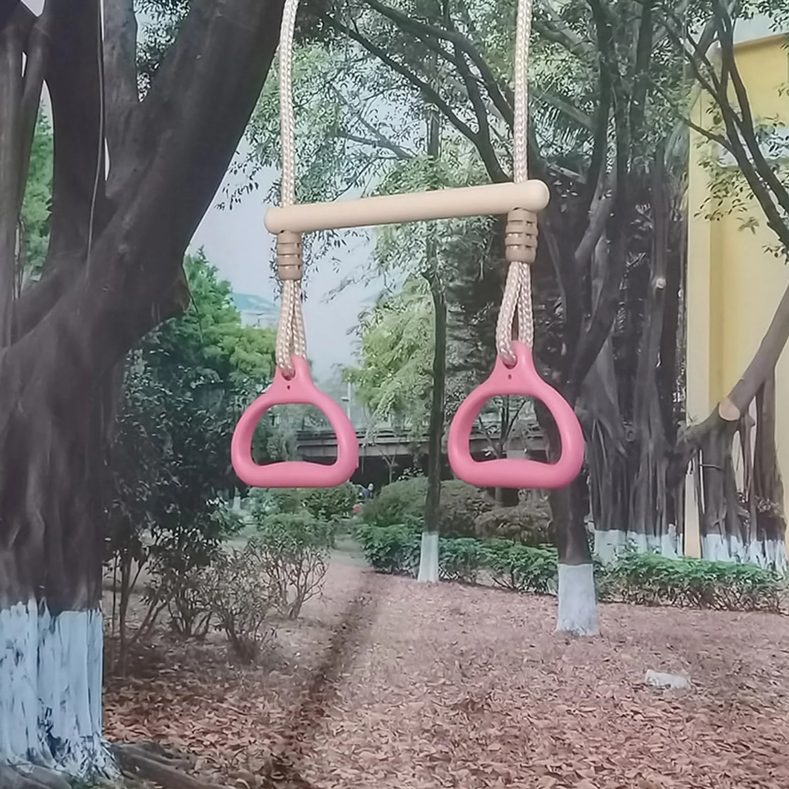 Barra di trapezio ergonomica per esterni giardino parco giochi adulti
