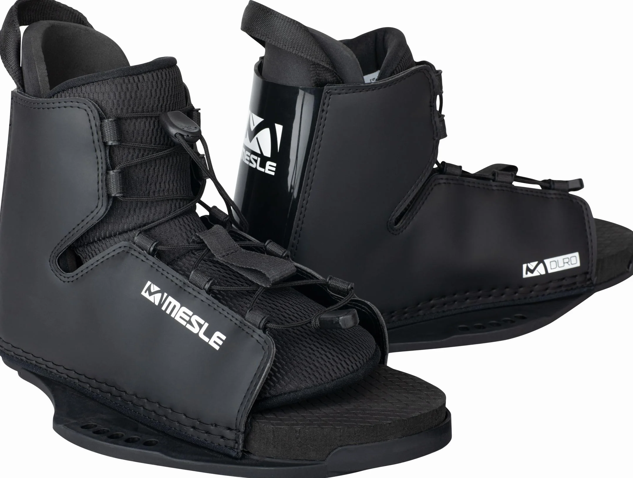 MESLE Duro attachi per Wakeboard 30-45EU Scarponi a Punta Aperta Nero