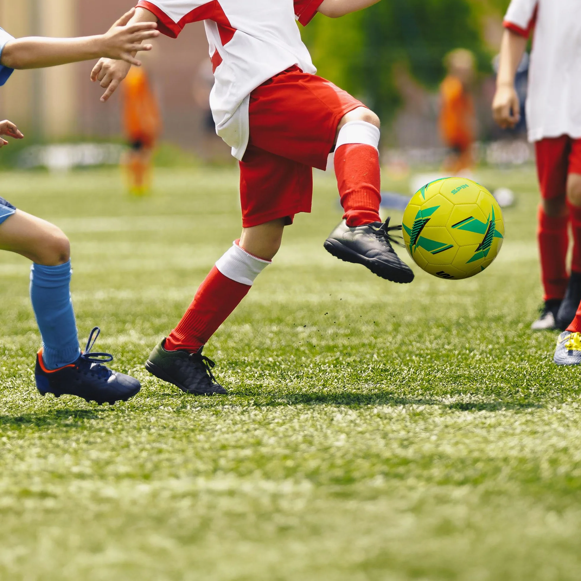 Meteor Pallone da Calcio Cucito Bambini Adulti 5 4 3 1 Allenamento