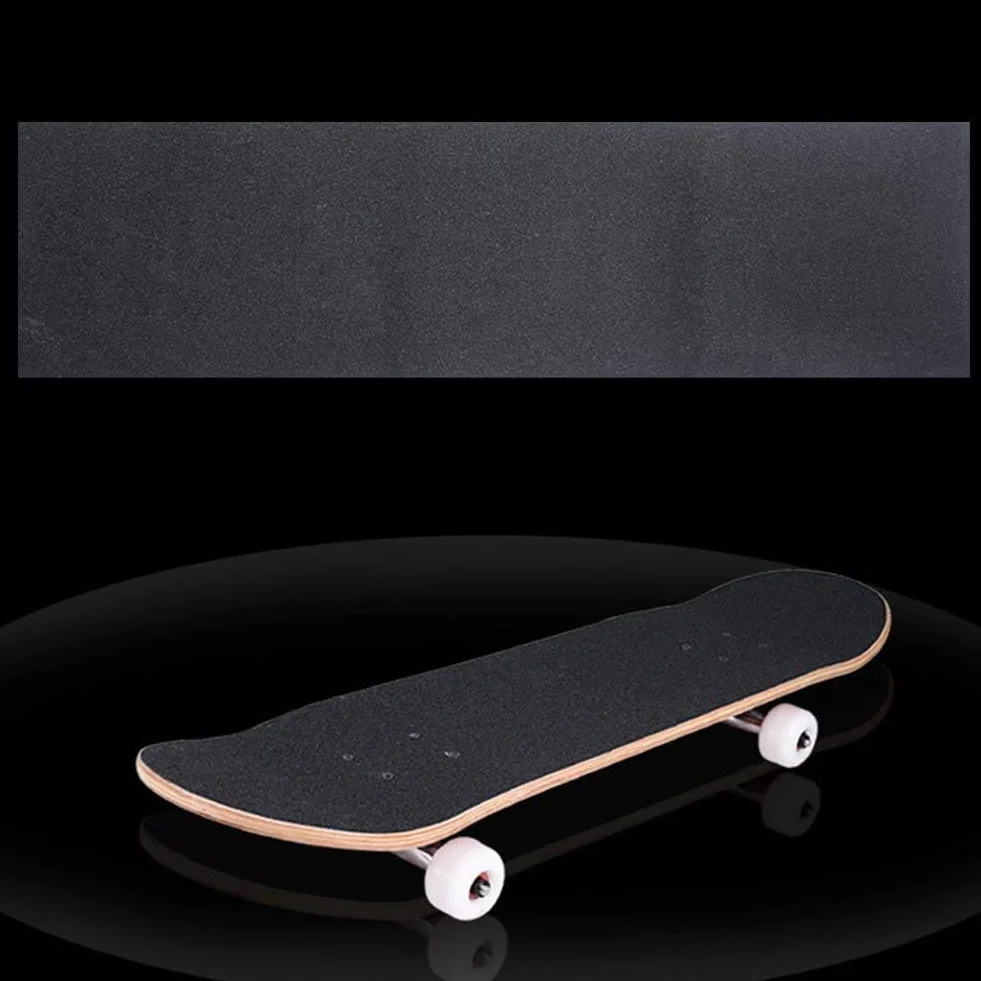 Nastro adesivo per skateboard 83,8 x 22,9 cm impermeabile nero POFET
