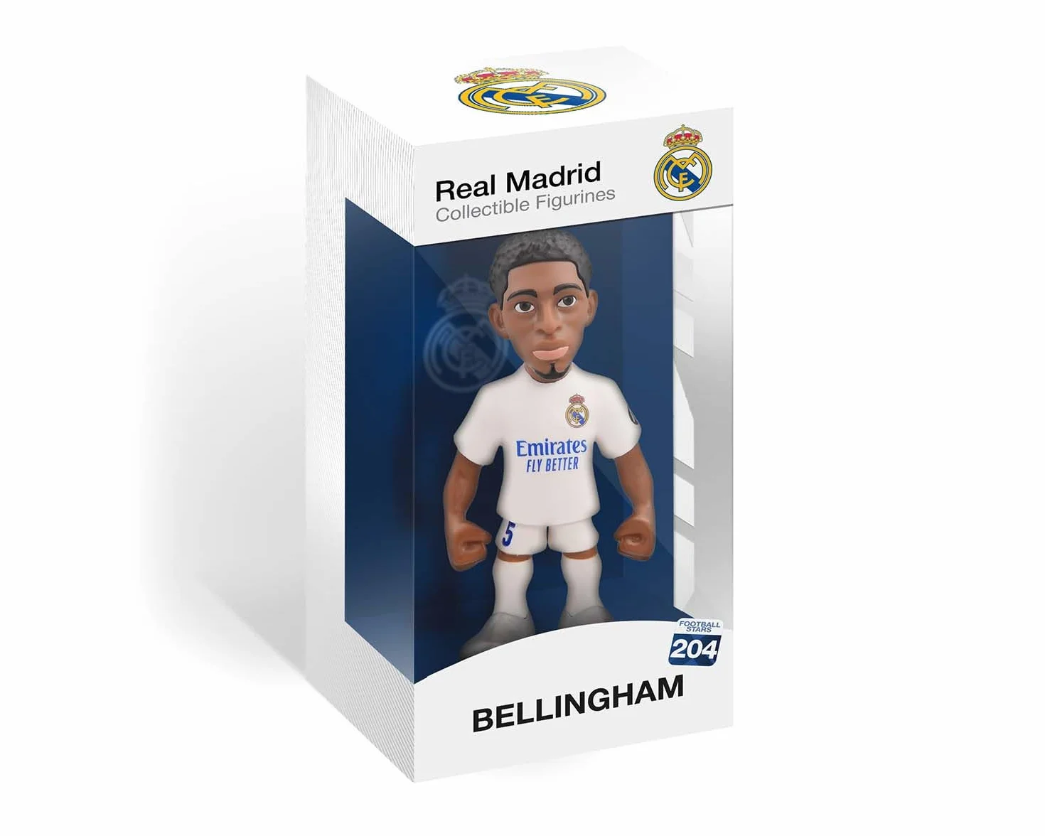 MINIX COLLECTIBLE FIGURINES MN18383 Figura di Bellingham, Real Madrid, Collezionabili da 12 cm per esposizione, idea regalo per bambini e adulti, appassionati di calcio